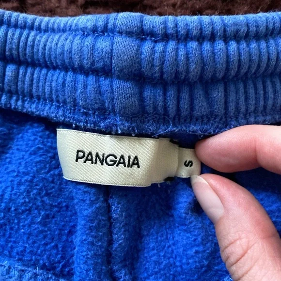 Pangaia Blue Sweatpants Relaxed Fit Joggers - Picture 2 of 5